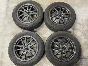 ■売切■平成30年式　シエンタ　NSP170　ZACK15インチアルミホイール　スタッドレスタイヤ　4本セット　185/60R15