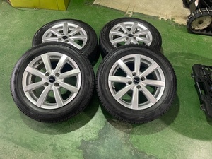 中古スタッドレスアルミセット175/65R15VRX2　5.5-15+45　4/100アクア装着売り切り