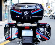 [新品 未使用]BMW R1250RT 2019-2023年対応!左右サイドボックス サイドケース 後方 反射デカール グラフィック 韓国製品(血液型無料1枚)_画像4