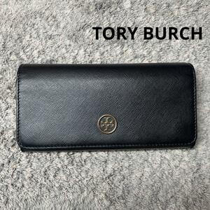 ★美品★TORY BURCH トリーバーチ 長財布 レザー ゴールドロゴ