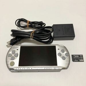 PSP 3000 本体 シルバー 動作品