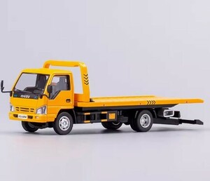 ★2024★新初 GCD 1:64 いすゞエンジニアリング トレーラー レッカー 車 シミュレーション 合金車 モデル