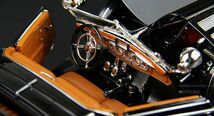 ※名車 クオリティ※メルセデス ベンツ 車 1936年式 クラシックカー 500K Meritor Figure 1:18 レトロ ノスタルジック 合金車モデル 0063黒_画像9
