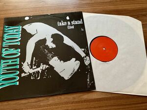 LP レコード ◆ Youth Of Today / Take A Stand (Live) / LF 044 / Lost And Found Records ハードコア US盤 Red Labels