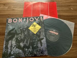 LP レコード ◆ Bon Jovi ボン・ジョヴィ / Slippery When Wet ワイルド・イン・ザ・ストリーツ / 422830264-1 M-1 / US盤