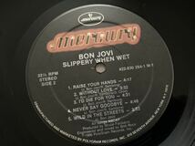 LP レコード ◆ Bon Jovi ボン・ジョヴィ / Slippery When Wet ワイルド・イン・ザ・ストリーツ / 422830264-1 M-1 / US盤_画像7