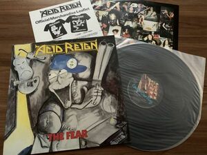 LP レコード ◆ Acid Reign アシッド・レイン / The Fear / FLAG 31 / UK盤 Thrash Metal スラッシュメタル