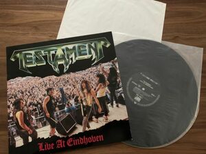 LP レコード ◆ TESTAMENT テスタメント / LIVE AT EINDHOVEN / 780 226-1 / EUROPE盤 Megaforce THRASH METAL スラッシュ・メタル