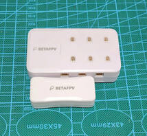 BETAFPV BT2.0 300mAh バッテリー×12 バッテリー充電器ボード6ポート1S チャージャー&テスター_画像2