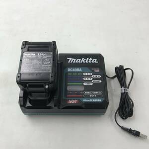 makita マキタ 急速充電器 DC40RA、バッテリ BL4025 2個セット売り【中古品】