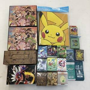 【1円～】ポケモンカードゲーム ポケカ サプライ パック など まとめ売り ストレージボックス ファイル ケース スリーブ 他【中古品】