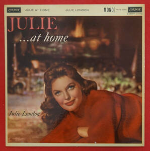 極上品! UK Original 初回 LONDON HAG 2280 JULIE AT HOME / Julie London MAT: 1B/2B