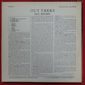 極美盤! US NEW JAZZ NJLP 8252 オリジナル OUT THERE / Eric Dolphy RVG/DGレーベルの画像2