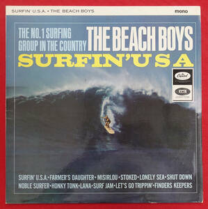 UK Original 初回 Capitol MONO T 1890 SURFIN’ USA / The Beach Boys MAT: 1/1