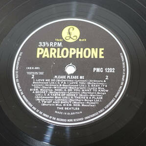 UK Original 初回 Parlophone PMC 1202 4th Press Please Please Me / The Beatles MAT: 1N/1Nの画像8
