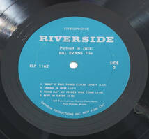美盤! US RIVERSIDE RLP 1162 Orpheum Portrait in Jazz / Bill Evans Trio_画像8