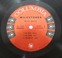 US Columbia MONO CL 1193 オリジナル 6EYES MILESTONES / Miles Davis MAT: 1D/1D_画像7