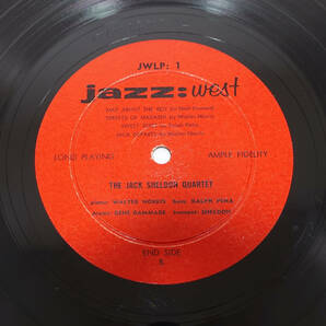 超レア! US Jazz: West JWLP 1 オリジナル Get Out of Town…/ The Jack Sheldon Quartet DG/Flat Edgeの画像8