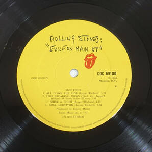 最初期! 極上品! UK Original 初回 COC 69100 EXILEON MAIN ST / Rolling Stones MAT: A1/B1/C1/D2+7inch EP+Poster Cardsの画像9