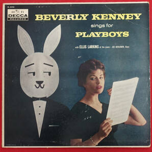 極美! US DECCA MONO DL 8743 オリジナル Beverly Kenney Sing For Playboys DG/Flat Edgeの画像1