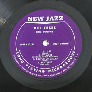 極美盤! US NEW JAZZ NJLP 8252 オリジナル OUT THERE / Eric Dolphy RVG/DGレーベルの画像7