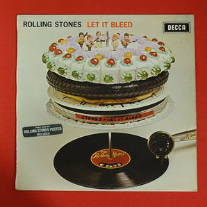 極美! UK Original 初回 DECCA LK 5025 LET IT BLEED / The Rolling Stones MAT: 2A/2A+Poster+完品の画像1