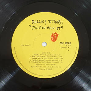 最初期! 極上品! UK Original 初回 COC 69100 EXILEON MAIN ST / Rolling Stones MAT: A1/B1/C1/D2+7inch EP+Poster Cardsの画像6