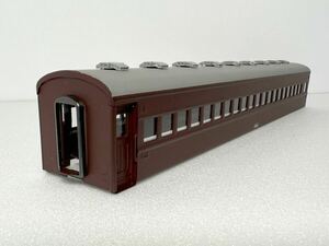 鉄道模型 スハ44 茶 車体 ボディ HOゲージ 車輌パーツ