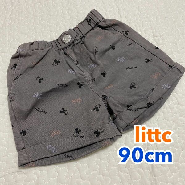 リトシー　littc ミッキー　ハーフパンツ　90cm