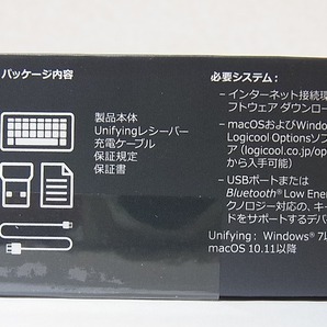 新品 未使用 Logicool ロジクール ワイヤレスキーボード CRAFT KX1000s Multi-Device Wireless Keyboard ブラックの画像6