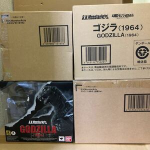 S.H.MonsterArts 昭和ゴジラ４点 ゴジラ1954 ゴジラ1964 メカゴジラ1974プレミアムバンダイ限定 未開封 モンスターアーツBANDAI 