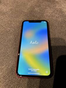 iPhone11 64GB SIMロック RED【画面割れジャンク】softbank 