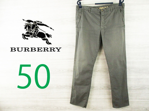 BURBERRY LONDON●バーバリー＜ビッグサイズ コットン混 チノパン＞●MP1064c