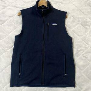 極美品 L相当 日本人サイズ★patagonia パタゴニア ベターセーター ベスト フリース クラシック ネイビー 紺 極暖 春服 ユニセックス