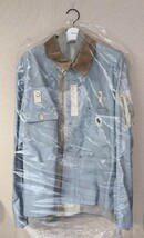 【新品未使用】正規品 ハンガー タグ付き sacai CARHARTT WIP CANVAS X MA-1 JACKET MICHIGAN Light Blue サイズ２ M サカイ カーハート_画像1