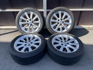 LEXUS レクサス USF40 UVF45 LS460 LS600h 中期 後期 純正 235/50R18 5H PCD120 BS ブリヂストン レグノ 2021&22年製 中古品