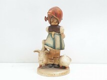 W207-N36-1372 Goebel ゲーベル フンメル人形 『我慢して』 高さ約15.5cm 陶器人形 インテリア 現状品③_画像5