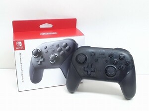 U253-N37-715 Nintendo Switch ニンテンドー スイッチ Proコントローラー プロコン ワイヤレスコントローラー 通電確認済 現状品③