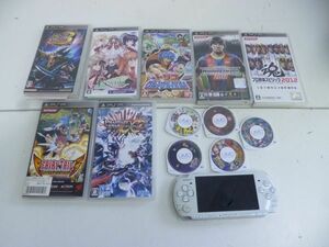 U107-N37-701 PSP PSP-3000 ソフトまとめ トリコ モンスターハンター フェアリーテイル リライト ウィニングイレブン 他 現状品①