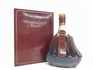 W251-N29-2962 未開栓 Hennessy ヘネシー Paradis パラディ Extra コニャック ブランデー 金キャップ 700ml 箱あり 現状品③