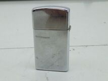 W515-N37-657★ Zippo ジッポー スリム 歴代ロゴ オイルライター 喫煙具 現状品①★_画像2