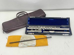 W330-N29-2986 MURAMATSU FLUTE ムラマツフルート M-120 管楽器 ハードケース 現状品②