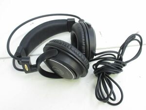 W142-N36-1501 audio-technica オーディオテクニカ ATH-AVC500 ヘッドホン ブラック 現状品①