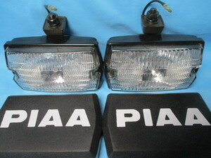 ★ 未使用品 PIAA PF504 ランプ本体 / 角型ランプ・クリアフォグ・ブラック / H3 12V 55W / 当時物・旧車・AE86・イニシャルD ★ CIBIE IPF