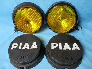 ★ 未使用品 PIAA PF502 ランプ本体 / 丸型ランプ・イエローフォグ・ブラックボディ / H3 12V 55W / 珍品・当時物・旧車 ★ CIBIE IPF FET