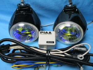 ★ PIAA910 ランプセット / イオンレンズ・スポットランプ・タルボ型 / 新品 H3 12V 100W 点灯OK / 当時物・完売品 ★ CIBIE IPF FET 