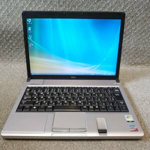 Windows XP,Vista,7 選択可 12.1型 ノートPC NEC Versapro VC-6 VY12AC-6 ★ Core 2 Duo SU9300 1.2GHz/メモリ2GB/80GB/無線/リカバリ/2225