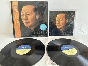 【美品】レコードLP 重量盤約180g 山下達郎 SOFTLY ソフトリー WPJL-10155/6 （管理No.3）