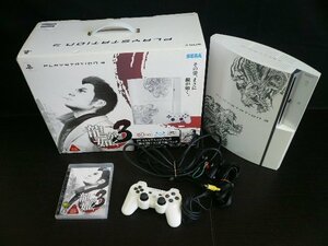 TLD-00234-03 SONY ソニー PS3 プレイステーション3 龍が如く3 昇り龍パック 本体 CECHL00 ソフト コントローラー 箱付