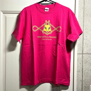 5 マンウィズアミッション 半袖Tシャツ ピンク Mサイズ 未使用 MAN WITH A MISSION